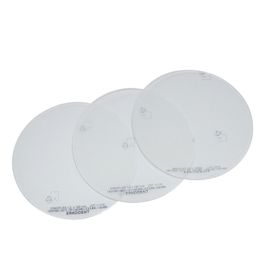 Erkoflex, 2,00 mm, Ø 120 mm, transparente