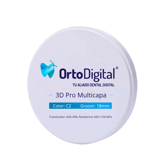 Discos de Zirconia: 18mm color: C2