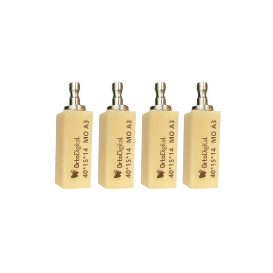 Bloques de PMMA MO A3 – 40×15×14 mm