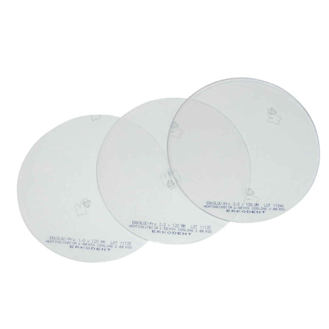 Erkoloc-pro, 3,00 mm, Ø 120 mm, transparente